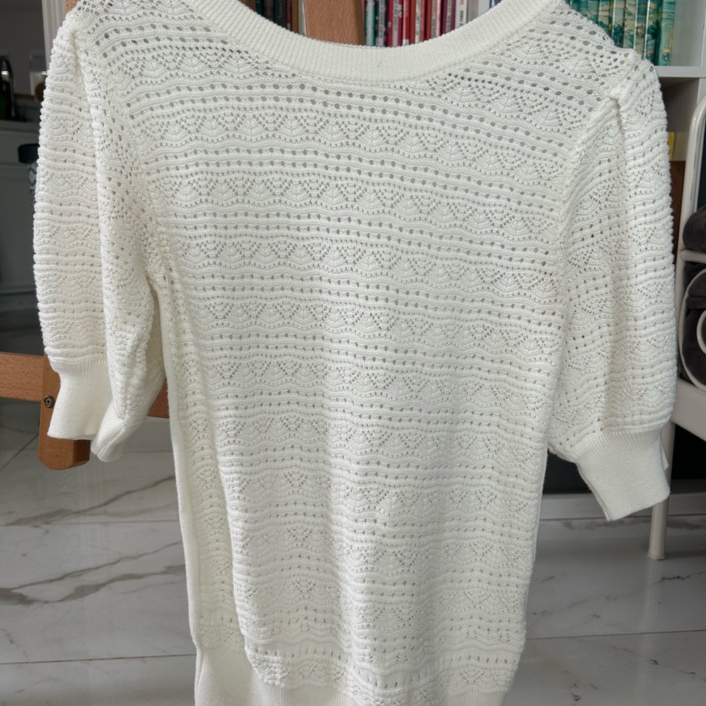 Chic White Women's Sweater